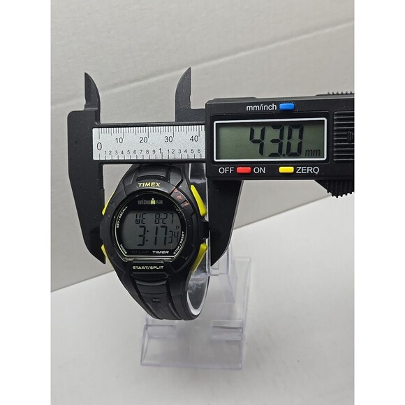 Timex Ironman Classic 10 Lap Watch 43mm Indiglo WR100M New Battery Quartz Mens - Picture 6 of 11